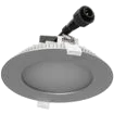 8W LED Panel Light Silver 150mm 3 Core