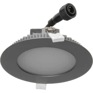 8W LED Panel Light Pewter 150mm 3 Core