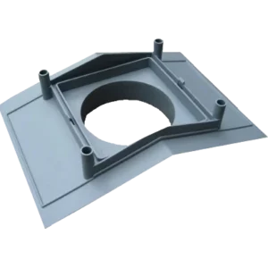 Roof Ridge Vent Cowl Adaptor Grey