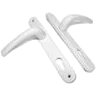 UPVC Door Handles White with 210mm Hole Centres - Image 3