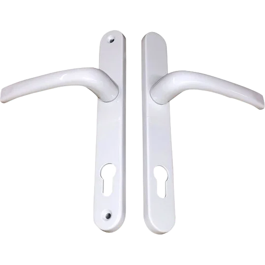UPVC Door Handles White with 210mm Hole Centres
