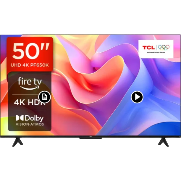 TCL 50" 4K Ultra HD DLED HDR Google Smart TV