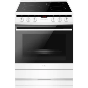 Amica 60cm Freestanding Electric Cooker With Ceramic Hob - White