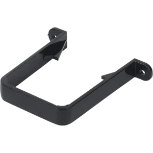 Square Line Downpipe Clip 65mm Black