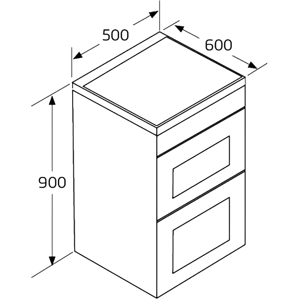 Amica 50cm Freestanding Cooker Single Cavity - White - Image 2