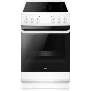 Amica 50cm Freestanding Cooker Single Cavity - White