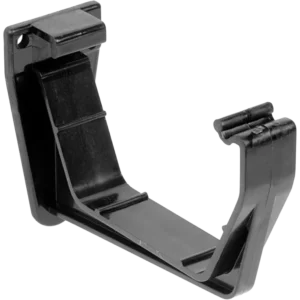 Square Line Facia Bracket Black