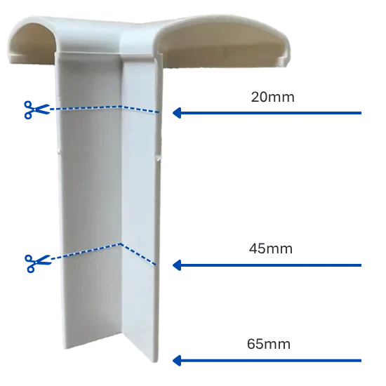 Ellbee Internal Window Corner Cap (Multi-Fit) - Image 5