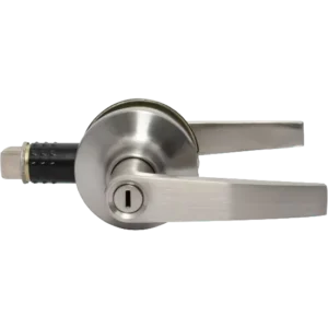 Satin Nickel Door Handle Set Privacy 22mm Latch