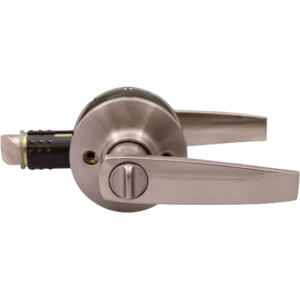 Satin Nickel Door Handle Set Privacy 25mm Latch