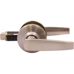Satin Nickel Door Handle Set Passage 25mm Latch