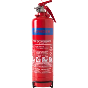 Fireblitz Dry Powder Fire Extinguisher1KG (Non Marine Use) 8A 34B