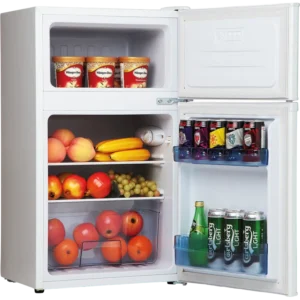 50cm Freestanding Undercounter Fridge Freezer - White