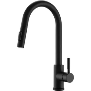 Black Pull Out Kitchen Sink Mixer Tap