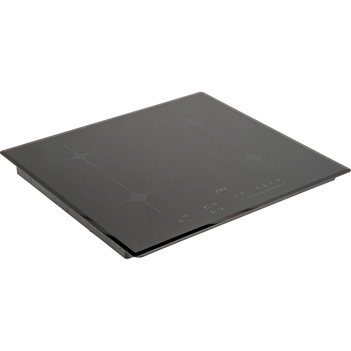 CDA 60cm Plug & Play Induction Hob - Black Glass - Image 2
