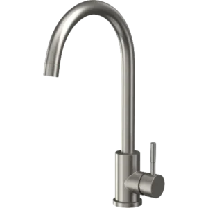 Manhattan Kitchen Tap Brushed Stainless Steel