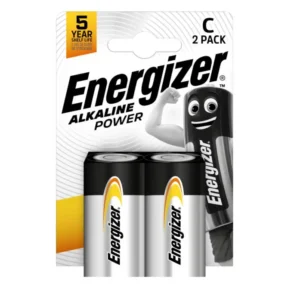 Energizer C Size Alkaline Power - Pack of 2