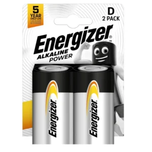 Energizer D Size Alkaline Power - Pack of 2