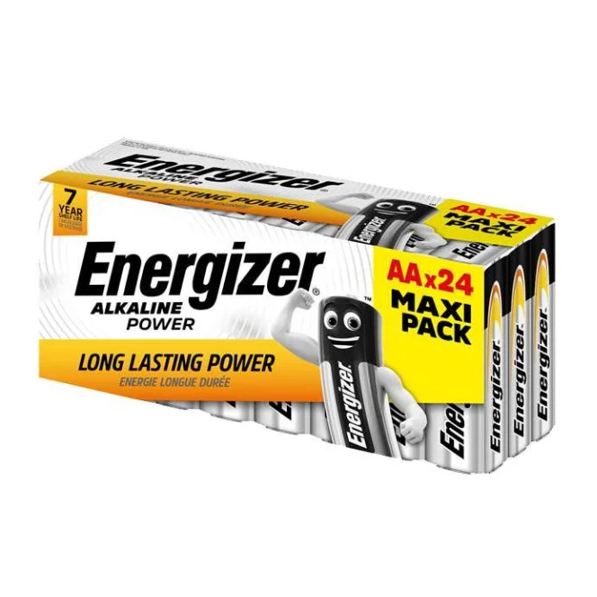 Energizer AA LR6 Alkaline Power Batteries (24 Pack)