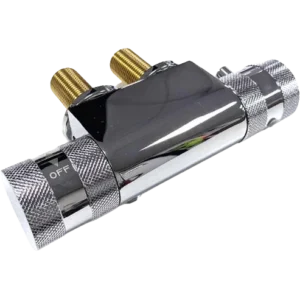 Mini Horizontal Shower Valve Chrome with 45mm Centres