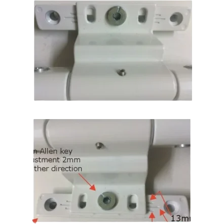 Adjustable Rebated Butt Hinge 9-16mm x 122mm White - Image 4