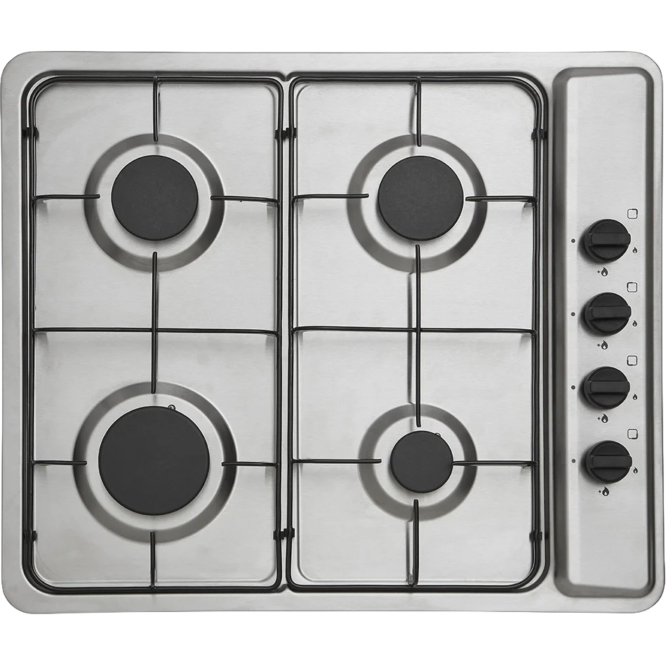 Matrix 60cm 4 Burner Gas Hob- Stainless Steel