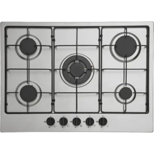Matrix 5 Burner 70cm Gas Hob Stainless Steel