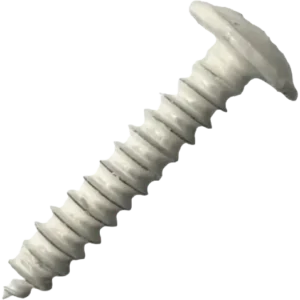 White Flange Head Panel Head Screw 3/4" Pack of 100