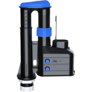 VIVA Universal Dual Flush Toilet Syphon Adjustable 7.5″ to 9.5″ with Internal Overflow – Toilet Flush System Replacement Siphon WRAS Approved