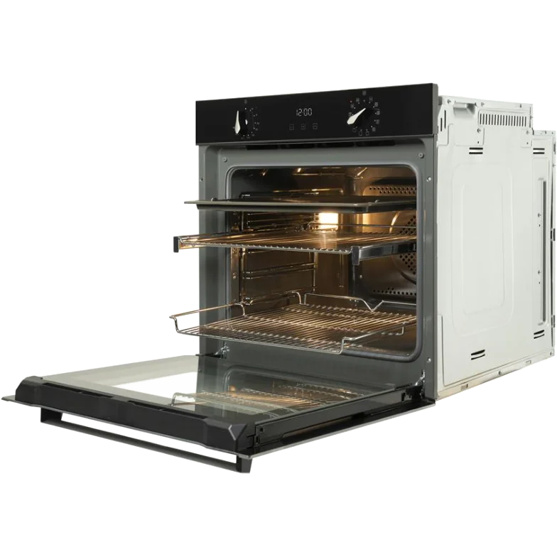 CDA Built In 77 L Single Fan Oven - Black - Image 4