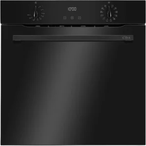 CDA Built In 77 L Single Fan Oven - Black