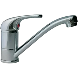 Single Lever Kitchen Monoblock Short Neck Mixer Tap Chrome