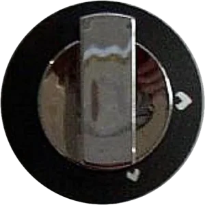 Thetford Hob-Grill Knob Black Chrome