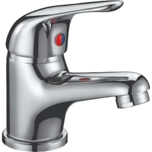 Tidy Mono Basin Mixer with 40mm Push Waste