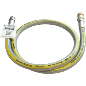 Clesse Stainless Hose Assembly 1.2M 1/2" x 22mm