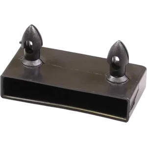 Black Plastic Shoe for Bed Slats