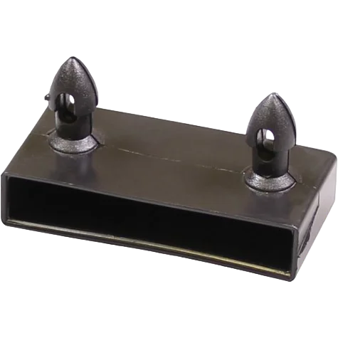 Black Plastic Shoe for Bed Slats