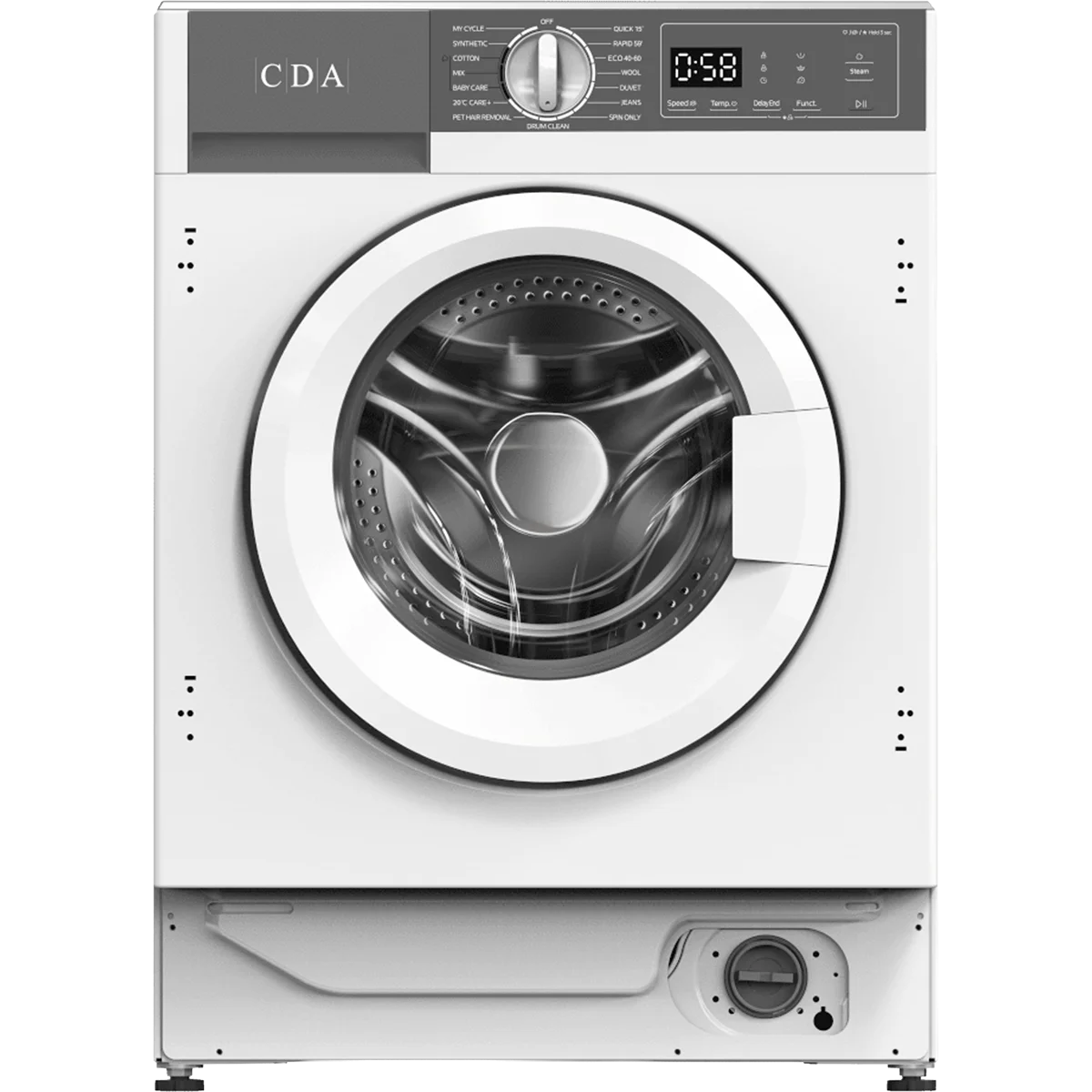 CDA 9kg Integrated Washing Machine