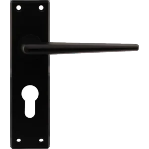 Ellbee Eurolock Door Handle (Pair) Black