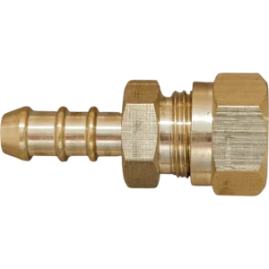 Continental Copper Compression To Hose Nozzle - 8mm X 8mm