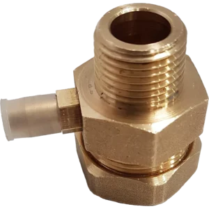 Continental 22mm Copper Comp X 1/2" Male Bspt Adaptor C/W Test Point