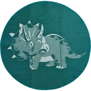 Quest Dinosaur Woven Round Mat
