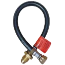 Continental 450mm Black Rubber POL X W20 Pigtail With Non Return