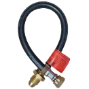 Continental 500mm Black Rubber Pol X W20 Pigtail With Non Return