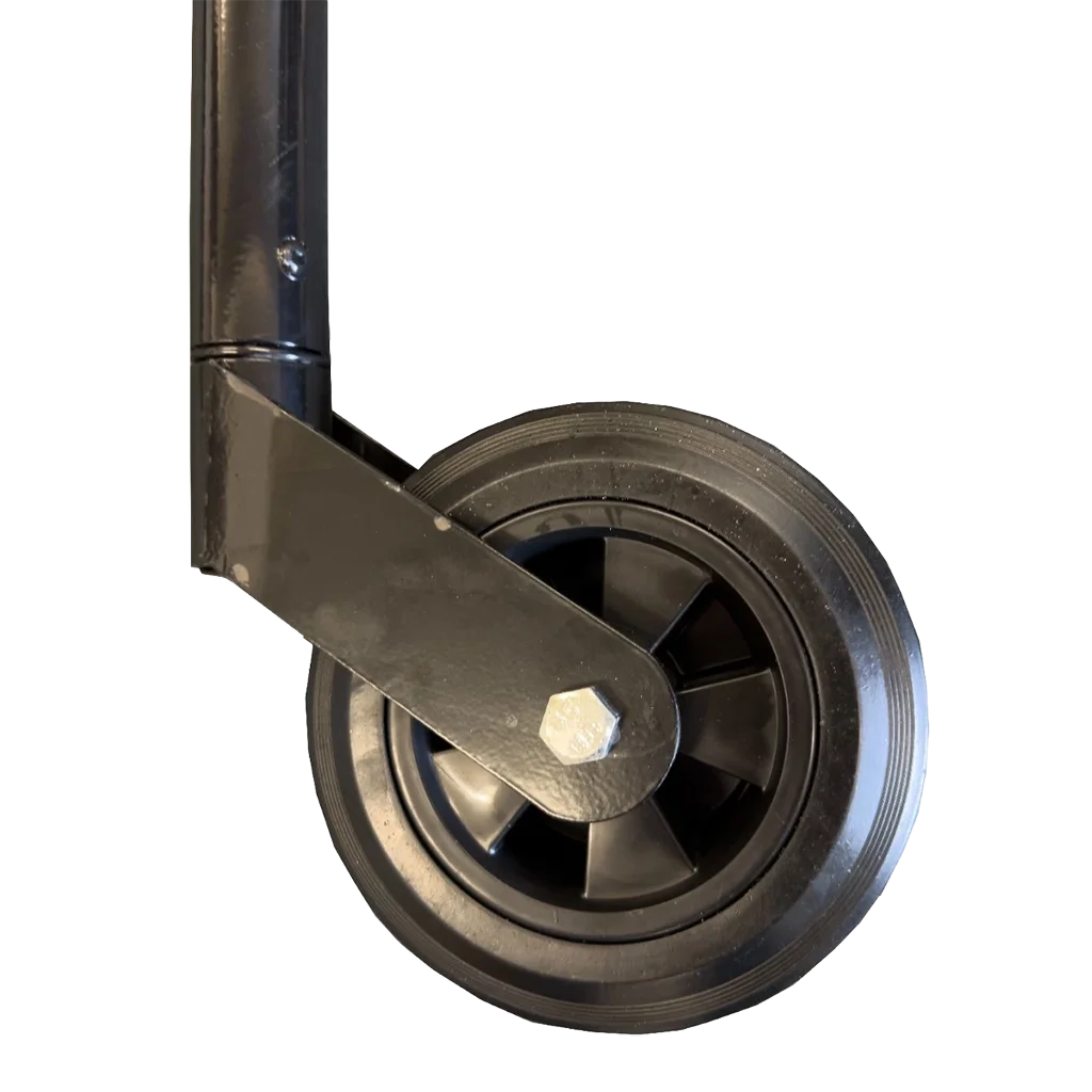 Sliding 42mm Jockey Wheel Assembly Black Painted - Image 2