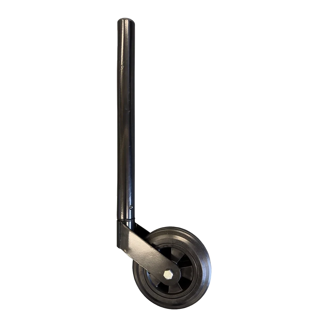 Sliding 42mm Jockey Wheel Assembly Black Painted