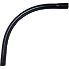 Continental 38mm O/D Black Pvc Gas Bend (Blue Bags)
