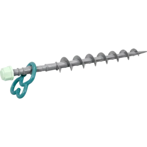 Quest Fluorescent 31cm Aluminium Peg With Hook (2 Pack)