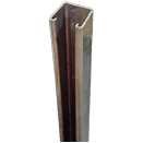 Continental 1.5M Unistrut M Post C/W Fixings & Angled End