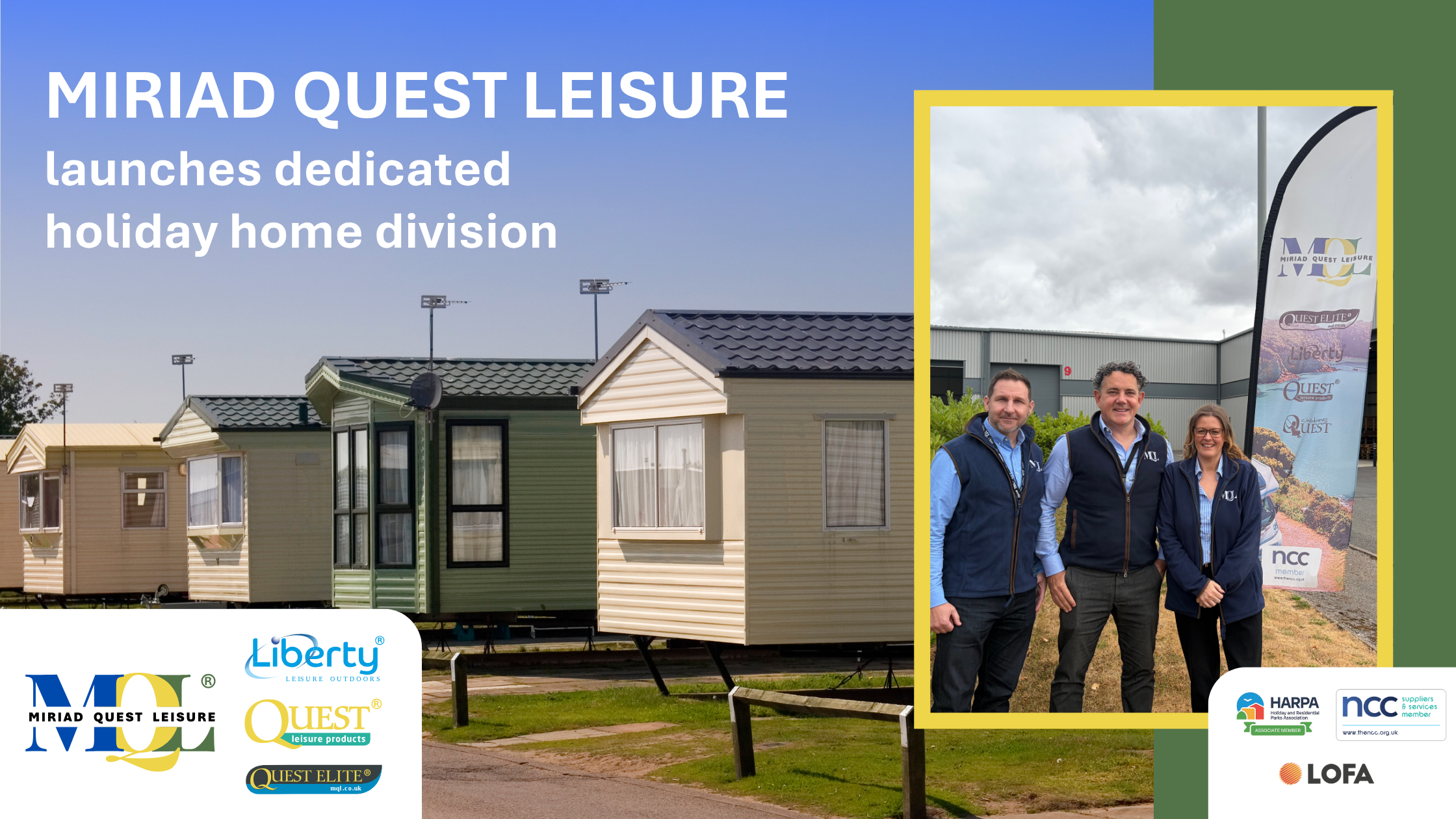 Miriad Quest Leisure launches dedicated Holiday Home Division
